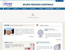 Tablet Screenshot of microprocesscontrols.com